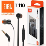 JBL Auricolari Wired Filo Tune 110 T110 Jack 3.5mm Black